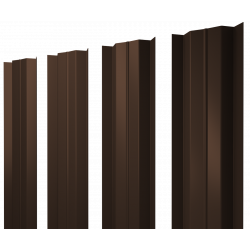 Штакетник М-образный 0.5 Satin RAL 8017 Штакетник М-образный 0.5 Satin RAL 8017